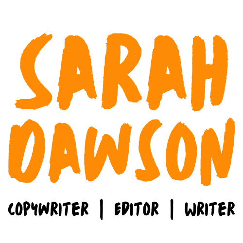 Sarah Dawson logo Copywriter Editor and Freelance writer